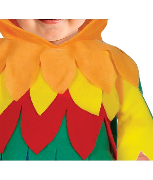 Lille papegøje kostume til småbørn