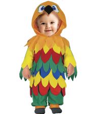 Lille papegøje kostume til småbørn