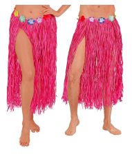 Pink bastskørt, 80 cm 