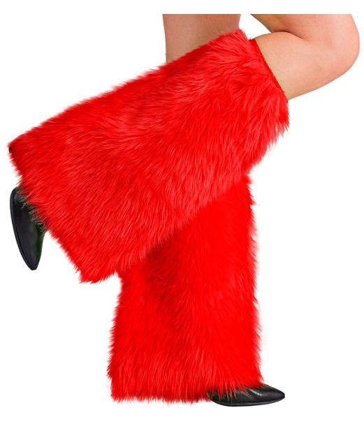 Røde pels benvarmere