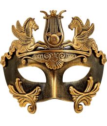 Græsk guld halvmaske 