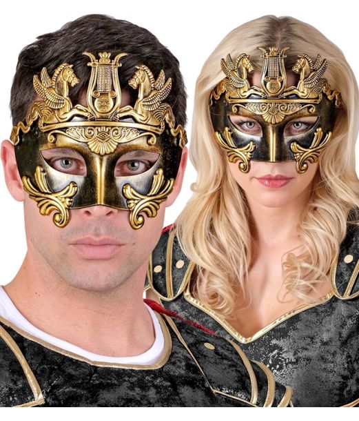 Græsk guld halvmaske 