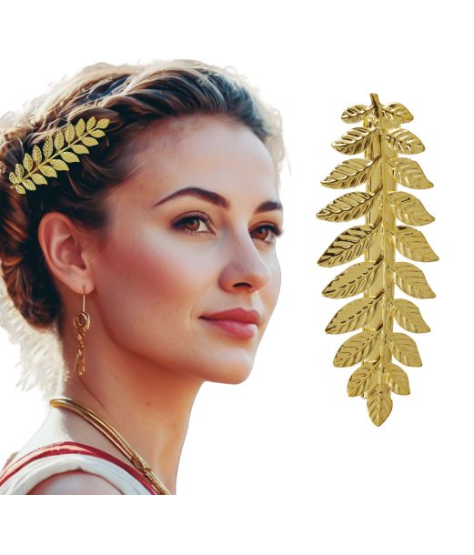 Laurbær guld hårspænde