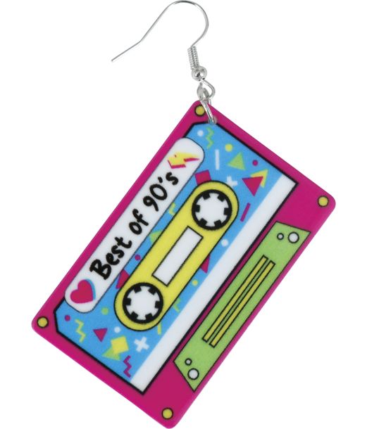 Kassettebånd øreringe