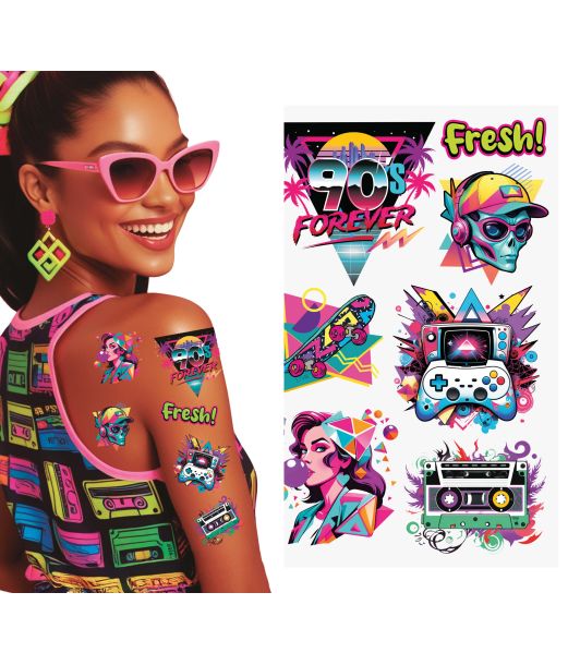 Kunstige 90er tatoveringer 
