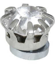 Magnetiske diamant øreringe 2 stk