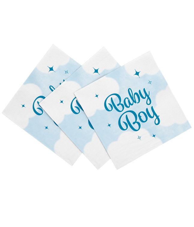Baby Boy serviette, 20 stk