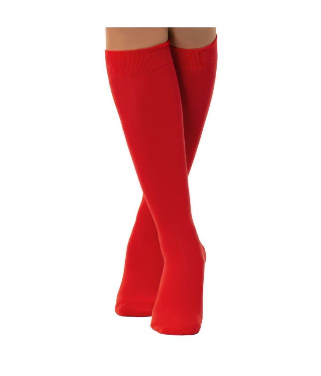 Røde knæstrømper
