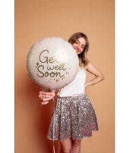 Get Well Soon folieballon