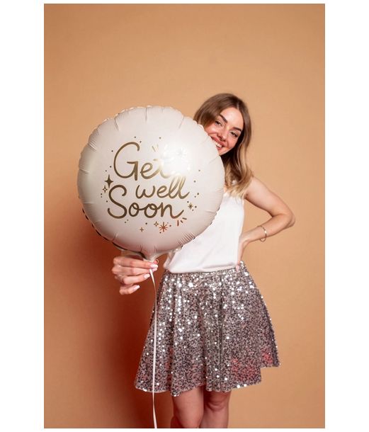 Get Well Soon folieballon