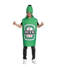 Ølflaske kostume til voksne