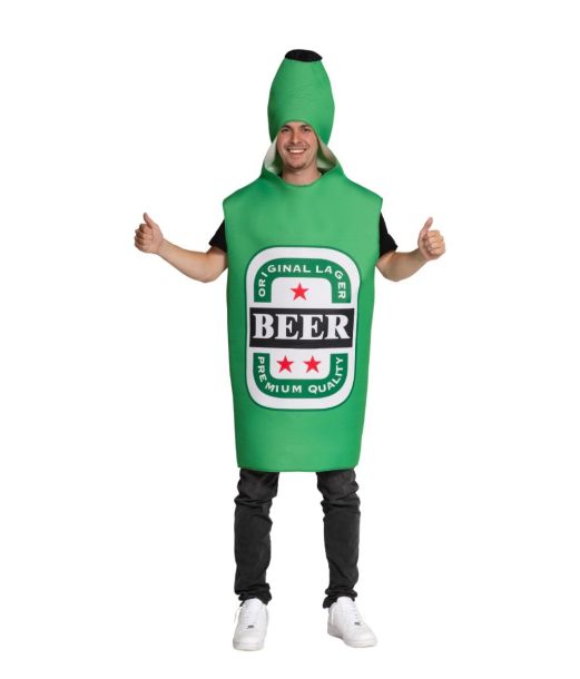 Ølflaske kostume til voksne