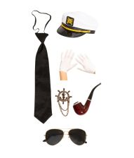 Kaptajn udklædningssæt