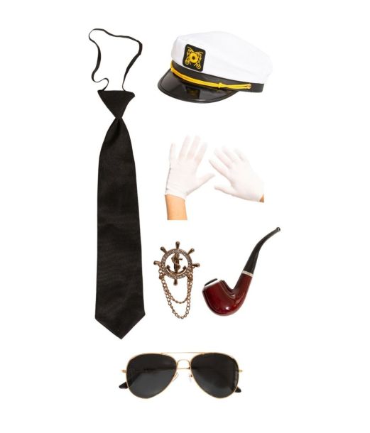 Kaptajn udklædningssæt
