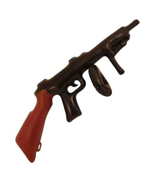 Oppustelig Tommy gun, 80 cm