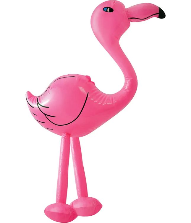 Oppustelig flamingo 64 cm