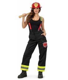 Brandmandsbukser til kvinder med seler