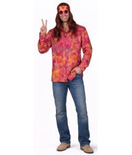 60 er hippieskjorte til mænd