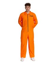 Orange fangedragt kostume