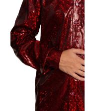 Rød Disko skjorte til mænd