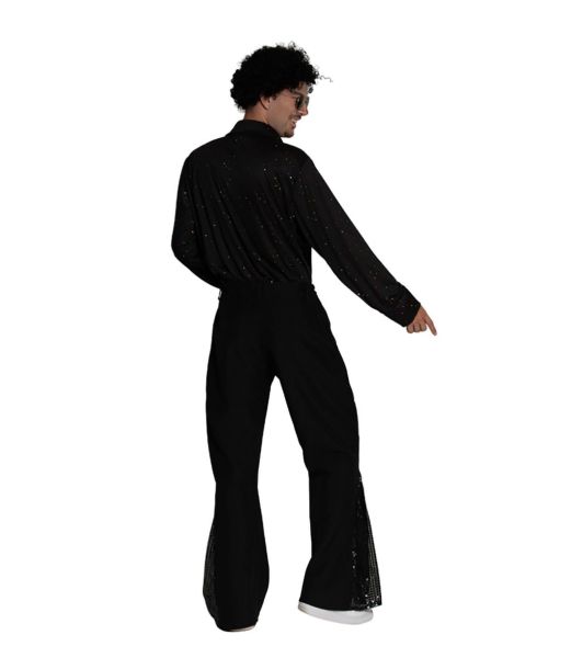 Sort Disko kostume til mænd