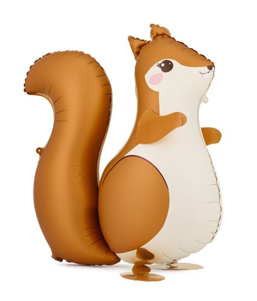 Gående egern folieballon