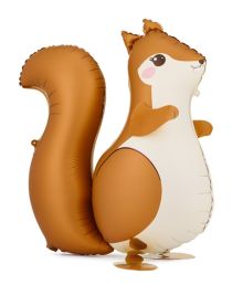 Gående egern folieballon