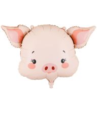 Sød gris folieballon