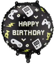 Gamer Happy Birthday folieballon