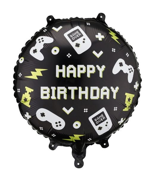 Gamer Happy Birthday folieballon