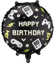 Gamer Happy Birthday folieballon