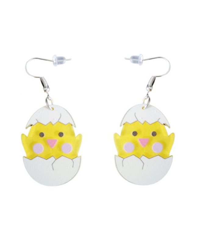 Påskekylling øreringe