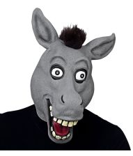 Æselmaske med hår