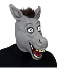 Æselmaske med hår