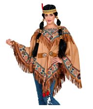 Indianer poncho kostume