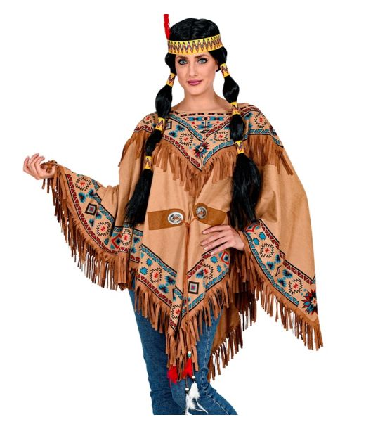 Indianer poncho kostume