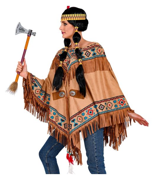 Indianer poncho kostume