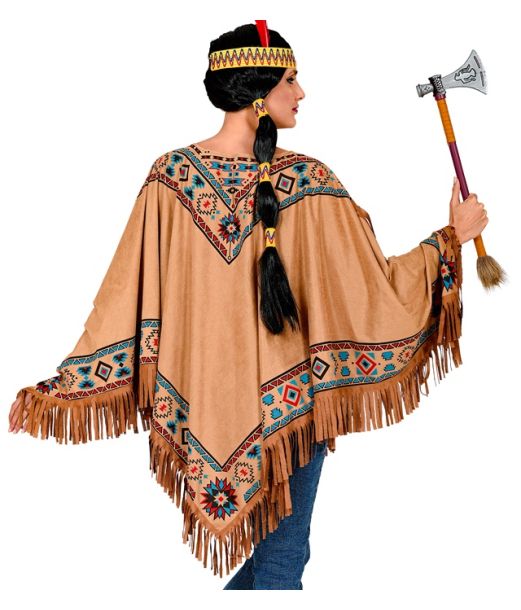 Indianer poncho kostume