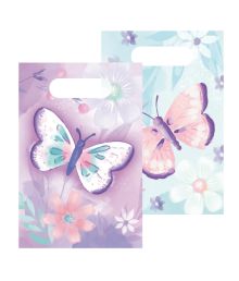 Sommerfugl papirposer, 8 stk