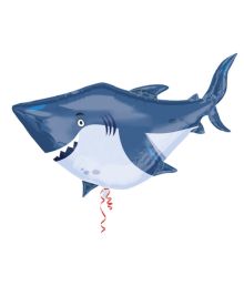 Haj folieballon, 101 cm