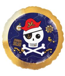 Pirat folieballon til børnefødselsdag