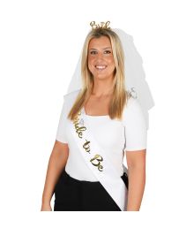 Guld Bride To Be sæt