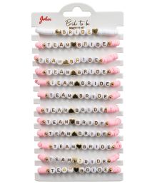 Bride to be armbånd sæt, 12 stk