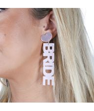 Bride rosegold øreringe