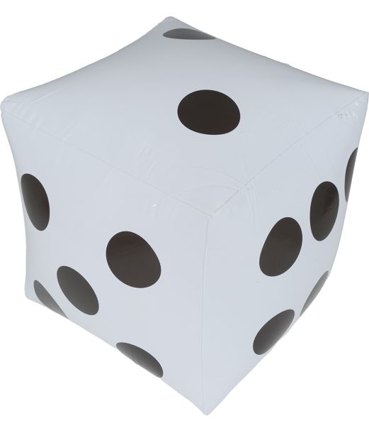 Oppustelig terning 30 x 30 cm.