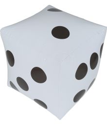 Oppustelig terning 30 x 30 cm.