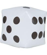 Oppustelig terning 30 x 30 cm.