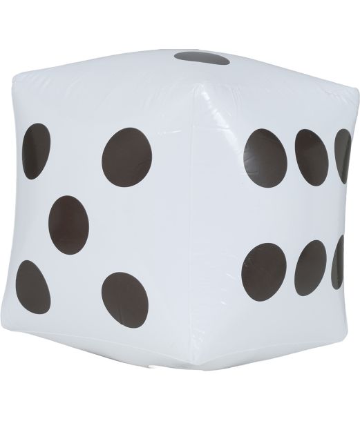 Oppustelig terning 30 x 30 cm.