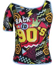 90er t-shirt til kvinder
