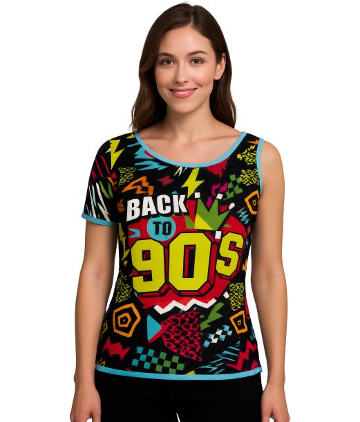 90er t-shirt til kvinder
